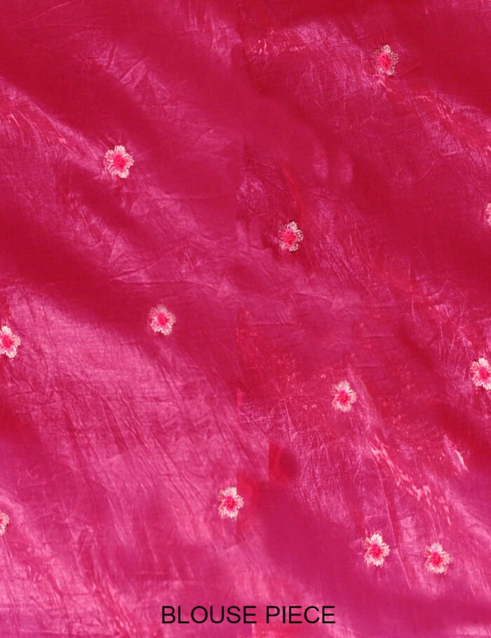 Rust PINK cut work blouse Rust PINK cut work blouse