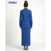 Blue skirt set back